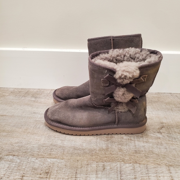Koolaburra By Ugg Women's Gray Victoria Short Boot Size 6 $100 - Picture 4 of 9